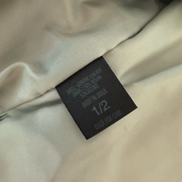 Vintage 90s Express Beige Suede Leather Shirt Jacket - Picture 9 of 9